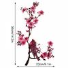 1PC Cloth Stickers For Cheongsam Plum Blossom DIY Water-soluble Sewing Accessories Applique Patch Embroidery Flower Dancing Bird