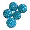 10Pcs 20mm Large Hole Beads Sparkling Rhinestone Colorful Jewelry Beads DIY Jewelry Making Pens Keychains Necklaces Round Sparkling Beads