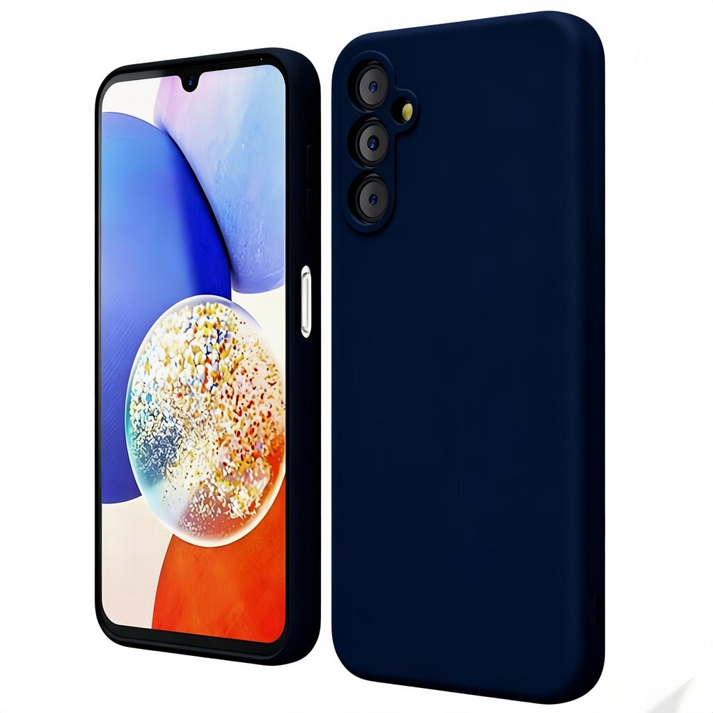 Noble Fashion Solid Colour Shockproof Protective Liquid Silicone Case For Samsung Galaxy A14 4G/5G