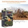 Portable Electronic Bird Caller Hunting Decoy Calls MP3 Speaker Remote Controller Kit