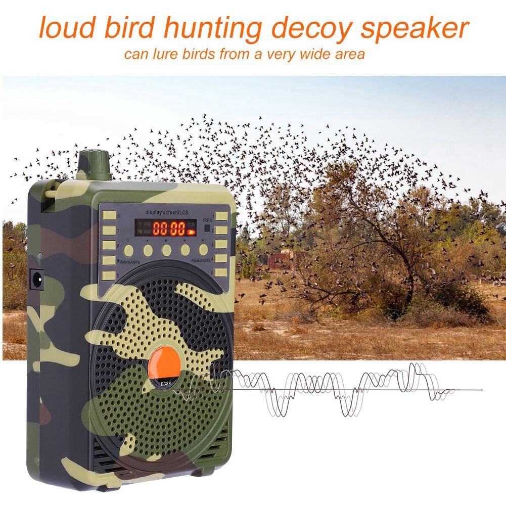 Portable Electronic Bird Caller Hunting Decoy Calls MP3 Speaker Remote Controller Kit