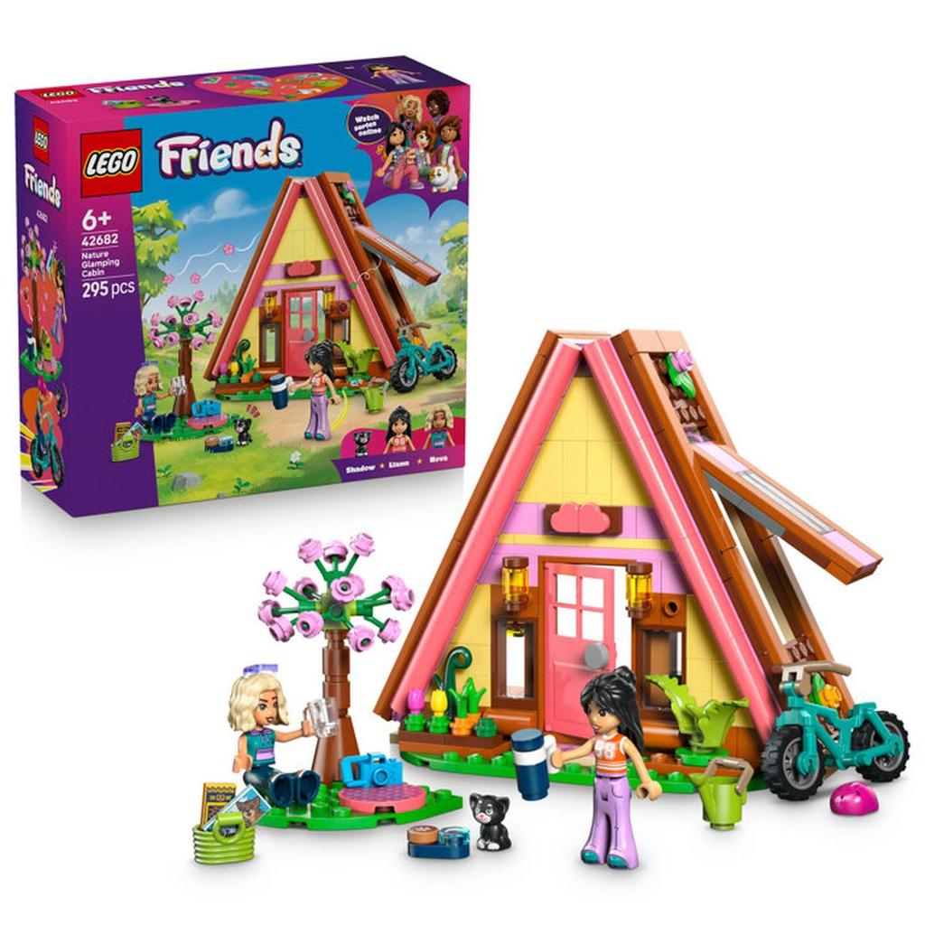 LEGO Friends 42682 La Cabane dans la Nature - Jouet Maison des 6 ans - Maquette Miniature