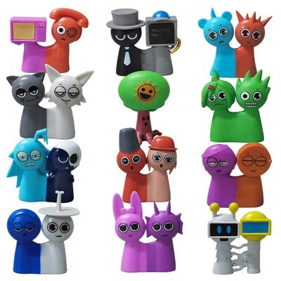 12 stuks Game Sprunki Incredi Actiefiguur Sprunky Beeldjes PVC Verzameling Model Poppen Speelgoed voor Kind Verjaardagscadeaus Speelgoed 2025