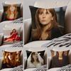 D-Donna Noble Cushion Cover Throw Pillow Cover Hidden Button Durable Polyester Chair Cushion