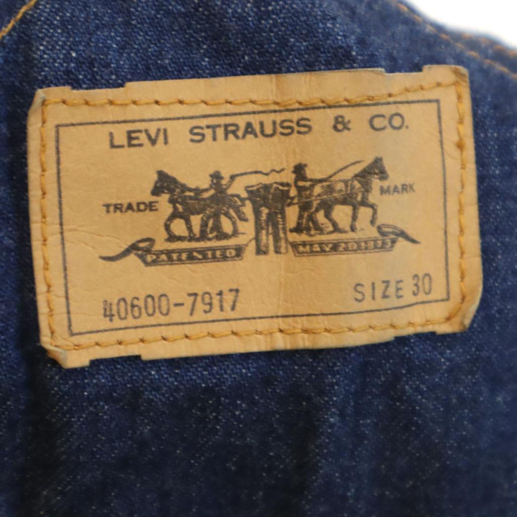 Levi's 70s Denim Overall W30 Indigo Men's Used