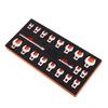 Crowfoot Wrench Set, 3/8" Drive 20-Piece Crows Foot Wrench Set with 2 Extension Bars and EVA Tool Organizer