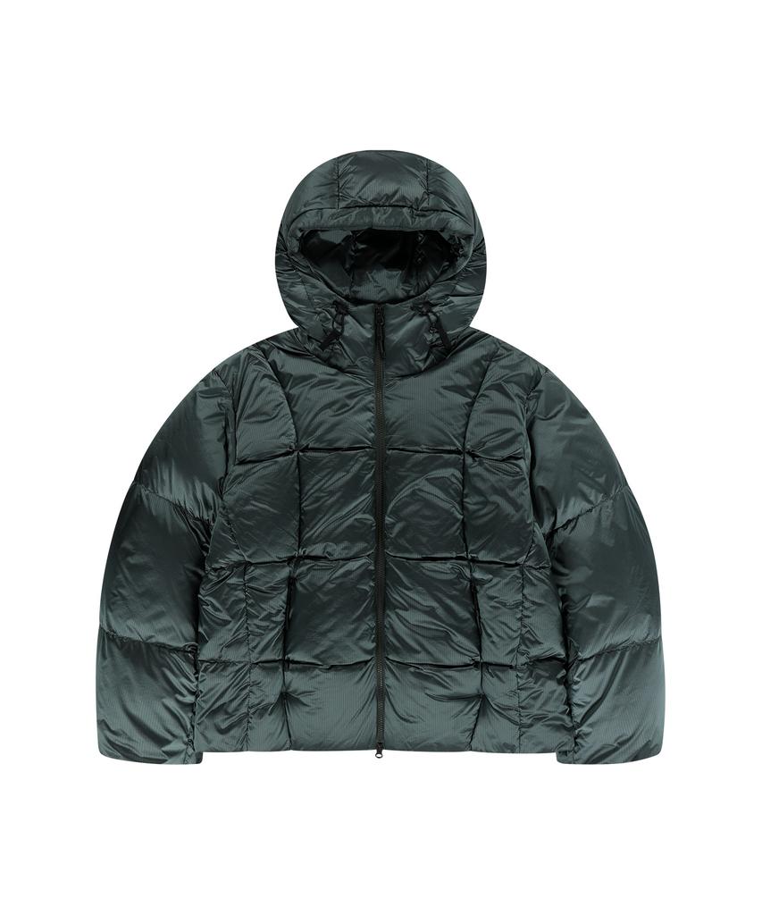 Offgrid Fade Goose Down Short Puffer - Khaki