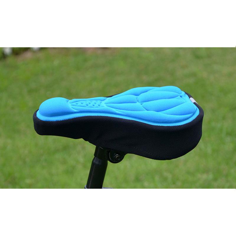 3D Silicone Sponge Mountain Bike Seat Cushion - Thick, Soft Saddle Cover