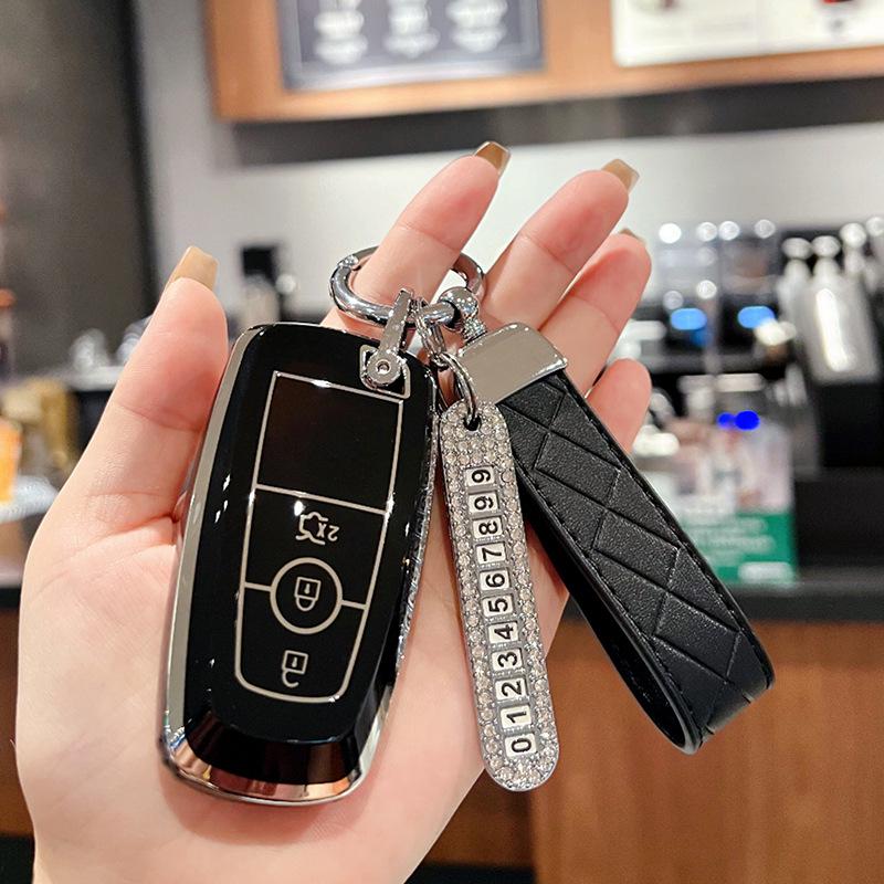 Ford Key Cover for Focus, Mondeo, Escort, Taurus, Edge, Explorer, Everest - Protective Hard Case