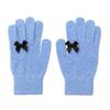 OTHER-worldly Ribbon Wool Gloves [Snow Blue]