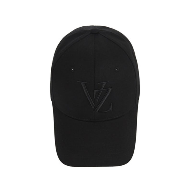 VARZAR Special Monogram Big Logo Overfit Buckle Cap All Black