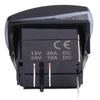 12V 24V 3 Pin Horn On Off Rocker Toggle Switch for Car Caravan RV Boat Marine