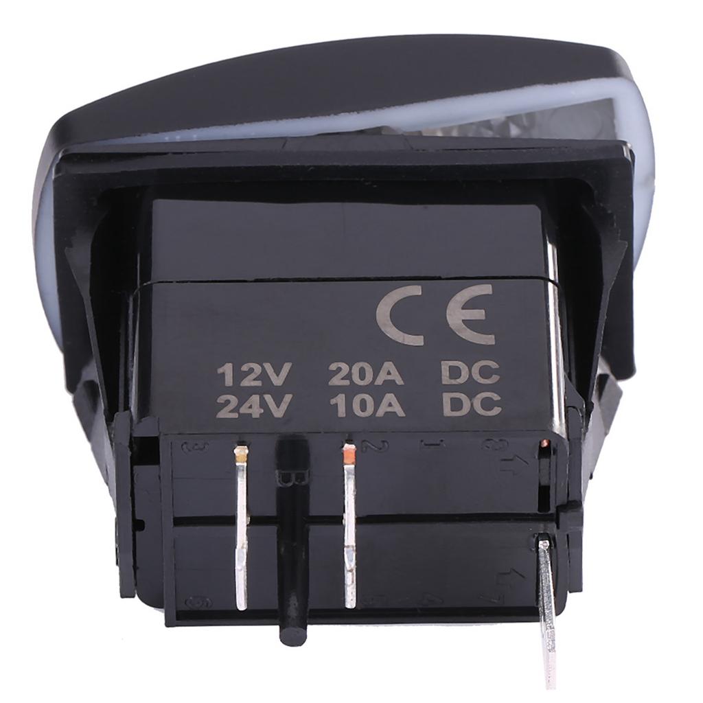 12V 24V 3 Pin Horn On Off Rocker Toggle Switch for Car Caravan RV Boat Marine