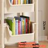 Mobile Storage Handcart Organizer Home Snack Rac Bedroom Multi-layer Storage Rack Kitchen with Wheel Cart Living Room Bookshelf