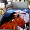 1Pc Inuyasha Print Rug - Home Decoration Carpet For Living Room Bedroom Flooring Computer Chair Area Rug