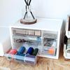 Livinbox Desktop Storage Parts for Organizing Masking Organizing Resin Craft Plastic Model Makeup Small Item White 6-Drawer Case, Cabinet, Notes,