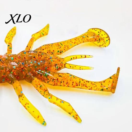 Saltwater Fishing Gear 8Pcs 6cm/2.8g Bionic Insect Soft Bait, Slow Sinking Floating Artificial Lure, Realistic Lures Swim Bait for Freshwater