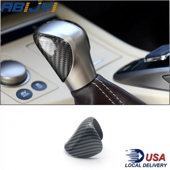 Gear Shift Knob Head Cover Trim Carbon Fiber ABS For Lexus IS250 IS350 NX200t