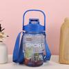 Water bottle high value large capacity plastic cup men and women with straw sports kettle outdoor portable summer portable cup