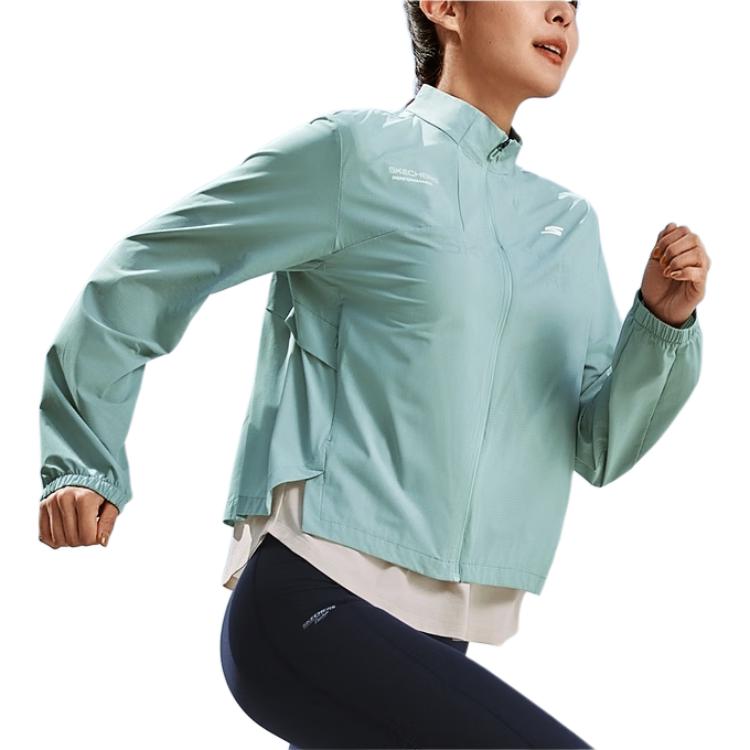 Skechers Comfort Sports Series Outdoor Casual Sports Stand Collar Jacket Women jackets P325W024-01N0
