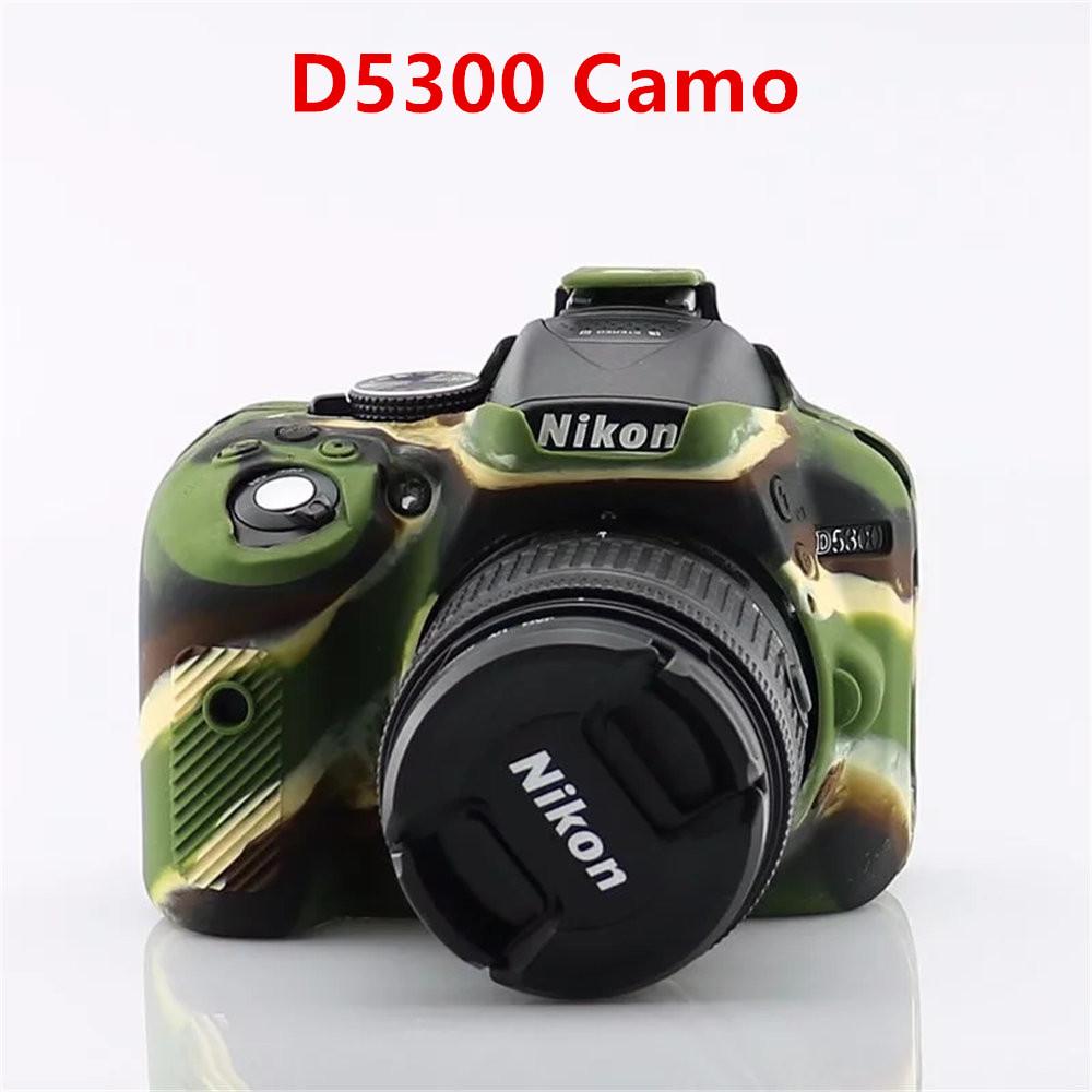 Soft Silicone Armor Camera Body Case For Nikon D600 D610 D7100 D7200 D7000 D5500 D5600 D7500 D5300 D750 D5200 Protective Cover