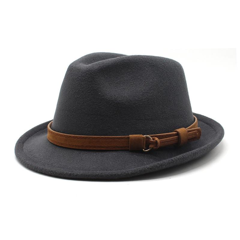 Classic Wool Felt Hat For Men And Women Summer Sun Protection Formal Style