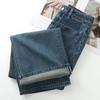 Women's 2025 Spring Retro High-Waisted Wide Leg Jeans - Loose Straight Leg High Street Style