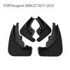 For Peugeot 3008 GT car tires, mudguards, mudguards, and leather tiles 2017-202