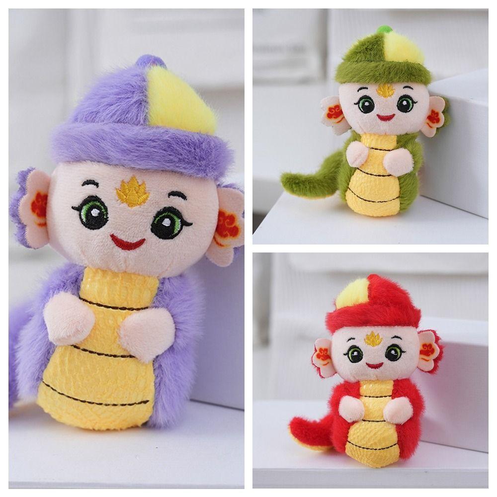 Chinese Style New Year Snake Doll Red/Green Cartoon Animal Pendant  Spring Festival