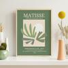 Matisse Gallery Museum Wall Art Poster Print Green Canvas Painting Fashion Abstract Modern Oil Line Woman Room Home Decor Mural