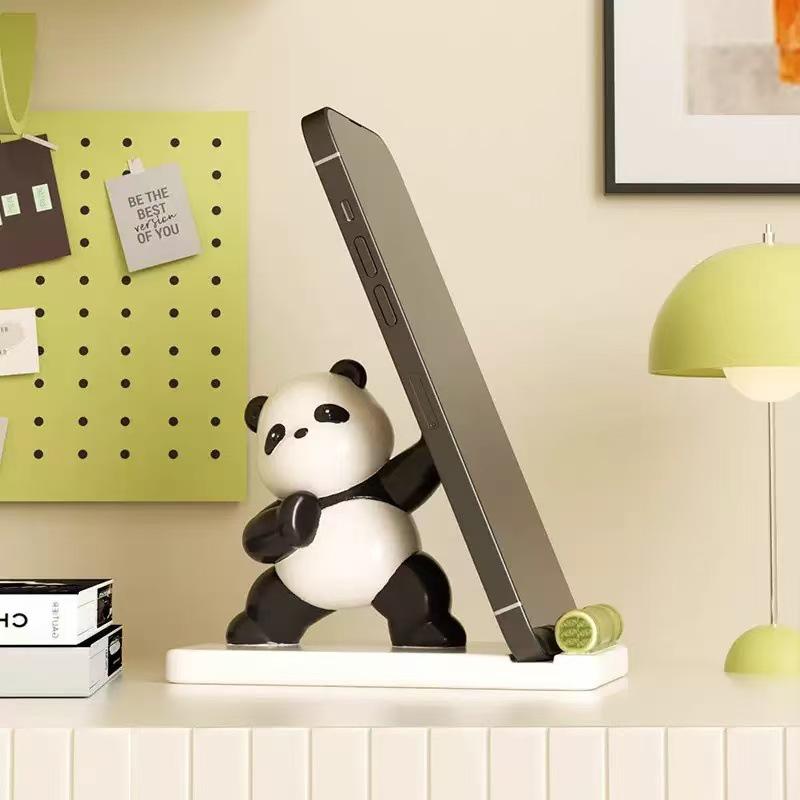 

Panda Phone Holder & Desktop Ornament – Cute Cartoon Book Stand & Office Desk Decoration Gift Panda Phone Holder