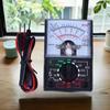 Portable Mini Electric Analog Multimeter Tester Handheld Pointer Voltage Multimeter School Student Experiment Supplies