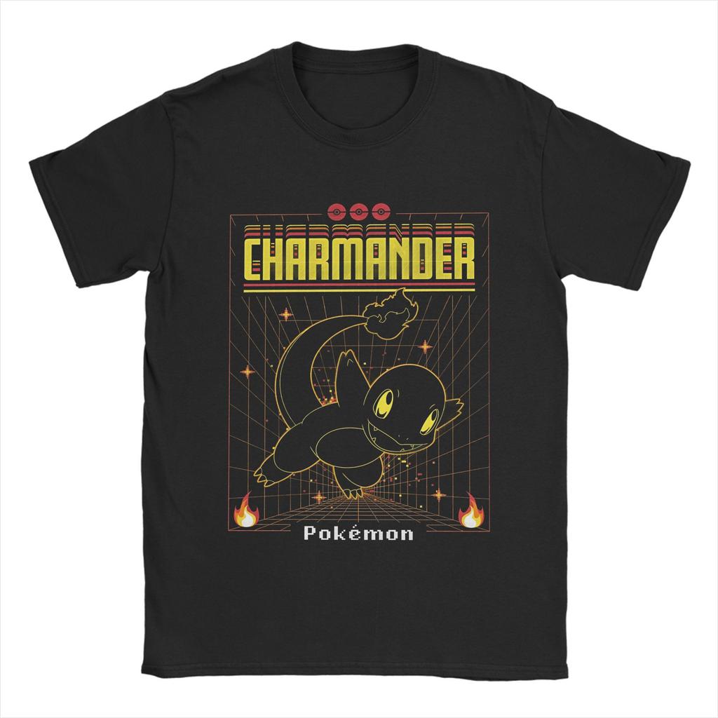 Japanese Super Cute Pokémon Anime Printed T-shirt 2025 Summer Men's and Women's Plus Size Trend Loose Casual Short-sleeved Top