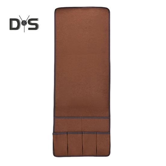 

Подвесная сумка для хранения, органайзер для подлокотника дивана с 6 карманами, простая установка, органайзер для дивана-реклайнера, держатель для пульта дистанционного управления коричневый