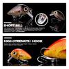 5pcs Mini Fishing Lures Set Lifelike Crank Baits Artificial Baits Swimbait with Tackle Box