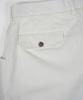 BIRBANTE Cation Washed Cargo Half Pants - Ecru