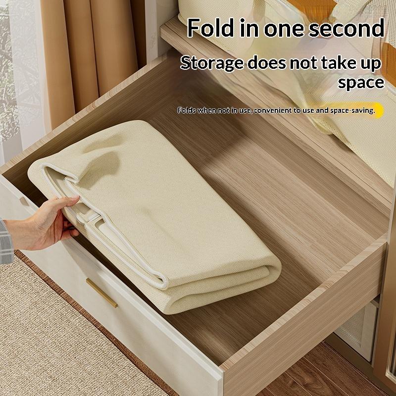 Wardrobe Organizer Non Woven Fabric Storage Bag Large Capacity Thick Dustproof Moisture Proof for Clothing Blankets