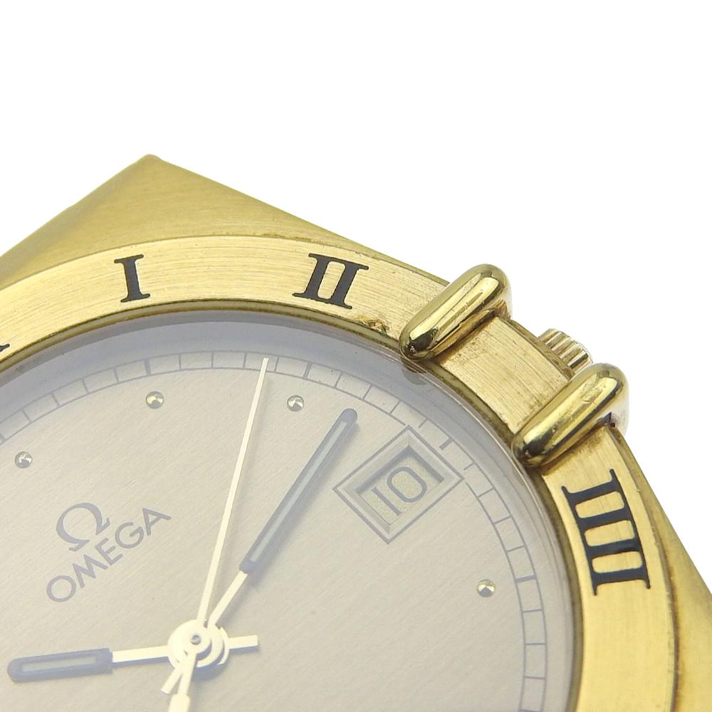 OMEGA Constellation Watches 5313 goldDial Plated Gold Quartz Analog display mens Used