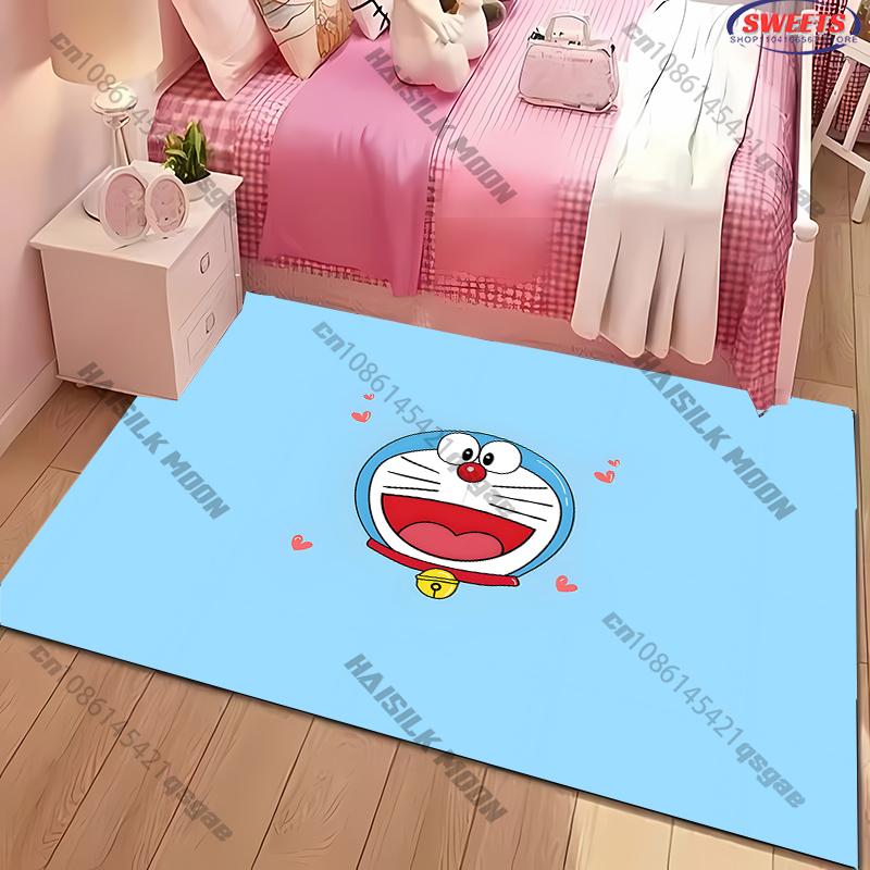 3D Various Sizes Doraemon Carpet New Release! Living Room Bedroom, Sofa Large Size Rug Kids Room Decor Mat Gift for Kids Adults