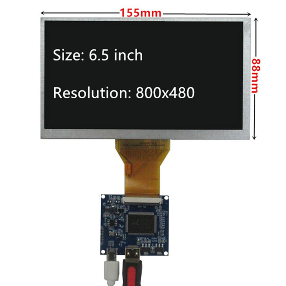 6.5 Inch AT065TN14 50Pin Portable LCD Display Screen Universal DIY Mini HDMI Driver Control Board Raspberry Pi PC Monitor module