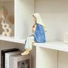 Sitting Design Virgin Mary Statue Resin Material Desk Companion Blessed Mother Mary Virgin Mary Ornament for Car Dashboard