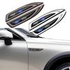 2pcs Car Styling Side Fender Body Emblem Stickers Knife Badges Decoration For Fiesta Focus 2 MK3 Mondeo MK4 Mustang Ranger