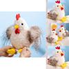 Plüsch-Hühnerspielzeug mit PP-Baumwollfüllung zum Spielen und für Komfort für Kinder