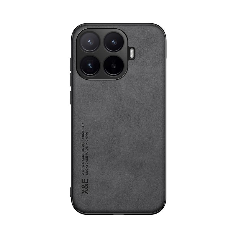 KEYSION Luxury Retro PU Leather Phone Case for Xiaomi 17T Pro 5G Soft Silicone+PC Shockproof Phone Back Cover for Xiaomi 17T