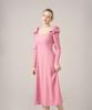 SQUSQUARE Audrey Ribbon Dress_Rose Pink