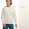 Lee Plain Relaxed SWS Ecru Loose White Cotton Sweatshirt Men's Logo M