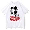 Nina Chuba Gothic 100 Cotton TShirt High Quality Summer Streetwear T Shirts ONeck Fashion Casual Tees Big Size Print Clothing