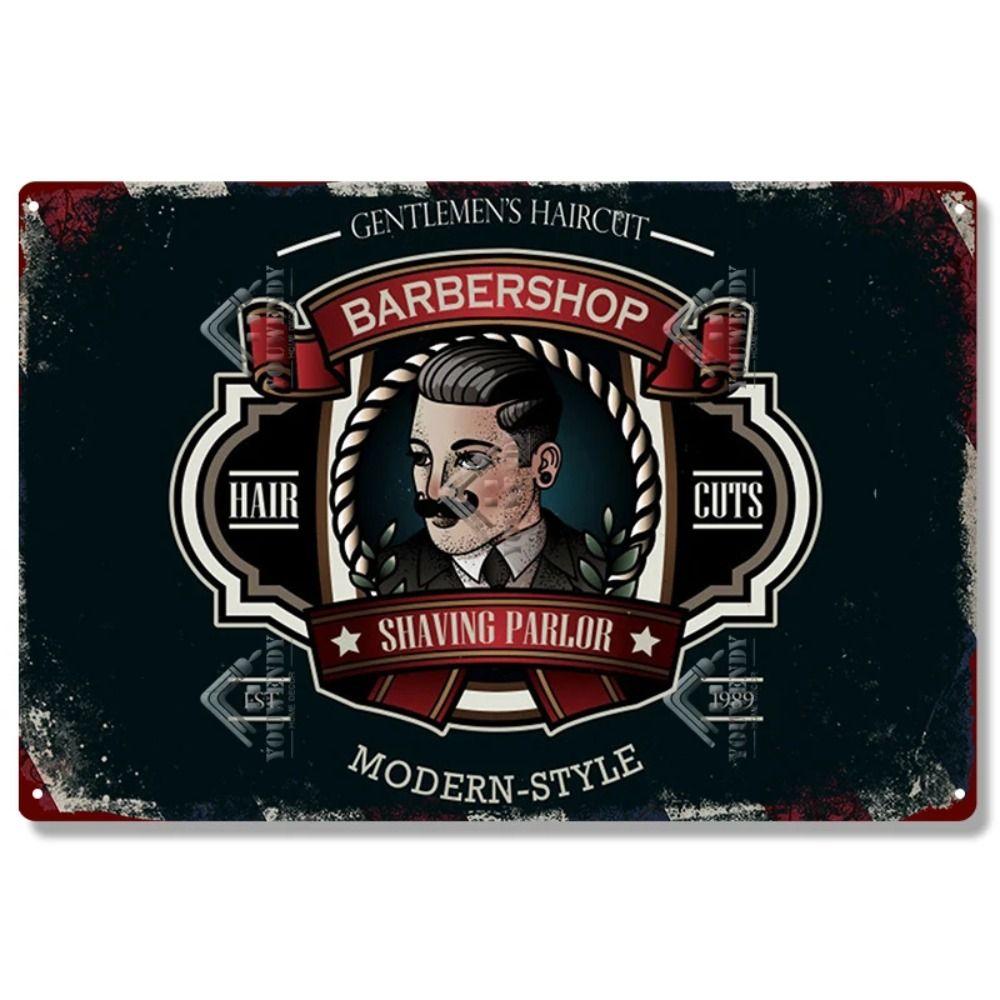 Real Barber Aluminum Wall Sign Barber Shop Decor 20x30cm