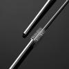 6 Pieces Stainless Steel Spoon Straws, Spoon Straw with 1 Cleaning Brush