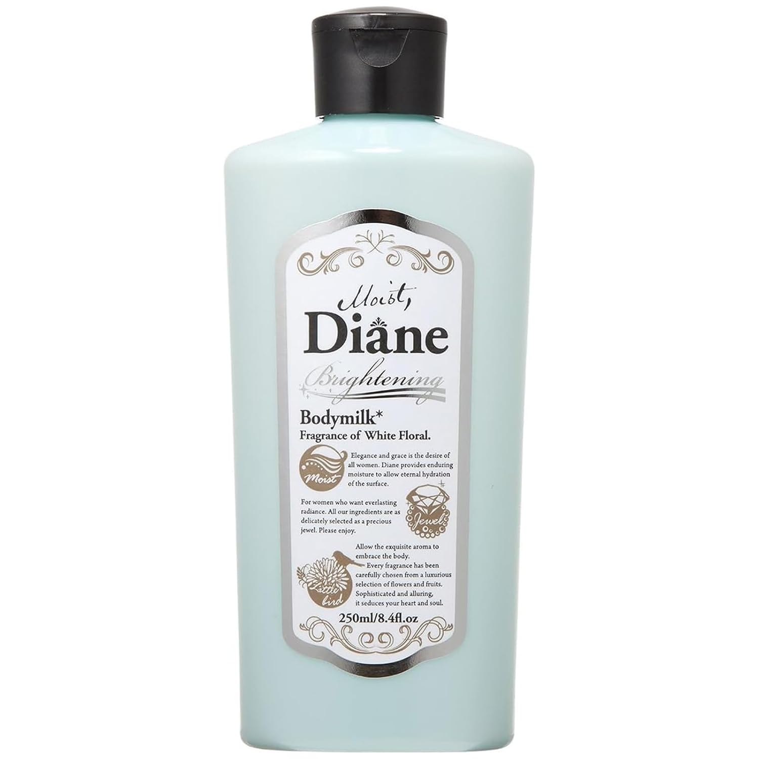 Diane Medicinal Body Milk White Floral 250ml Refreshing Type Serum